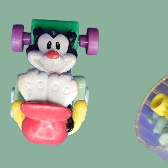 Warner Bros Tiny Toons & Animaniacs 1993 McDonalds Happy Meal Toys Set Of 3 - Picture 5 of 8